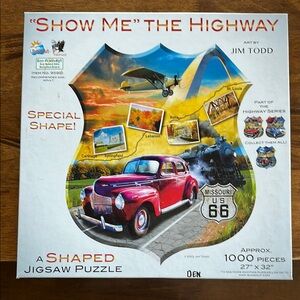 SunsOut “Show Me the Highway” Jigsaw Puzzle special shape